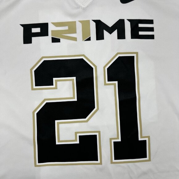 Nike Prime Sadeur Sanders Jersey Sz Large Mens White Prime 2.0 #21 Football - Picture 6 of 10